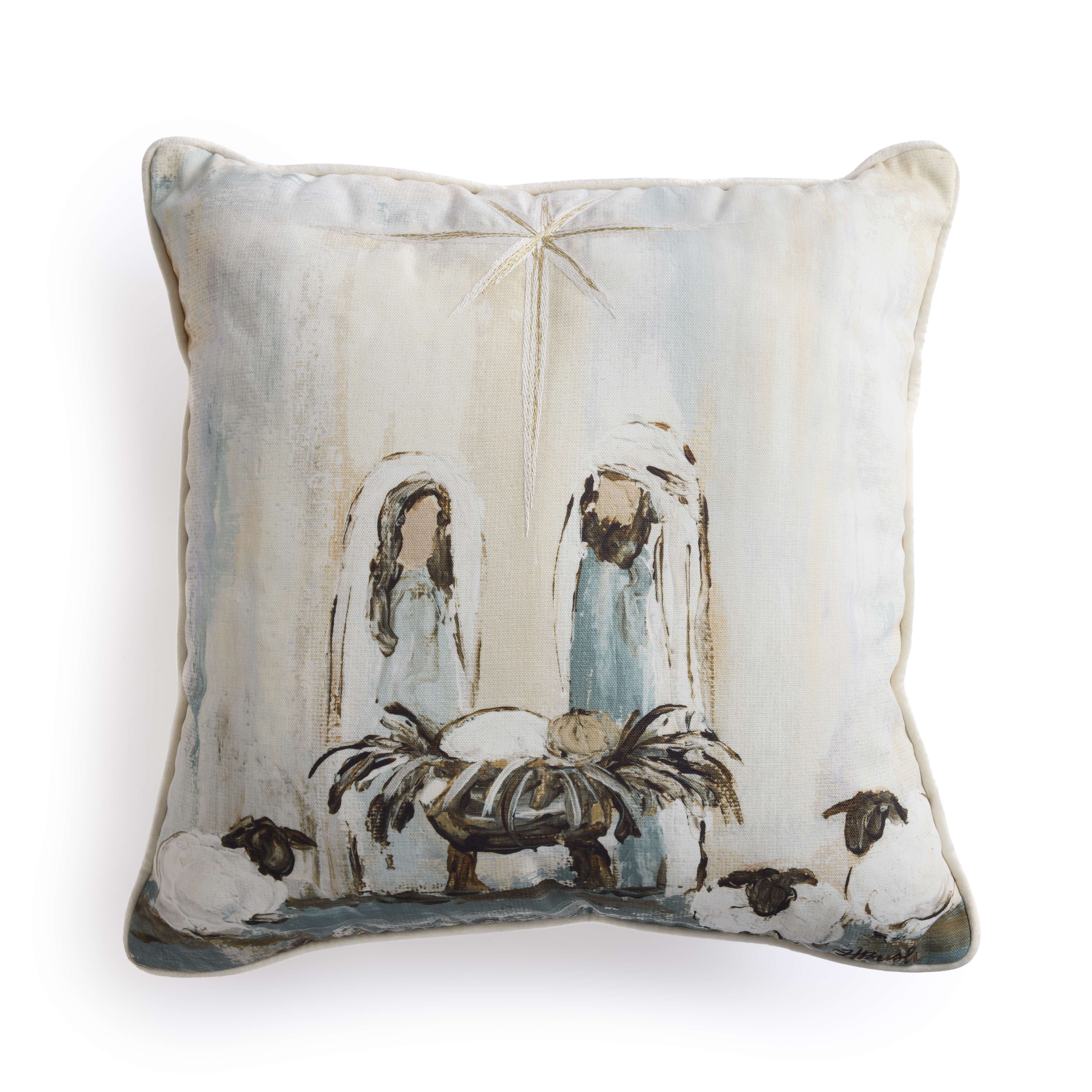 Holy Family Nativity Pillow, , large image number 0