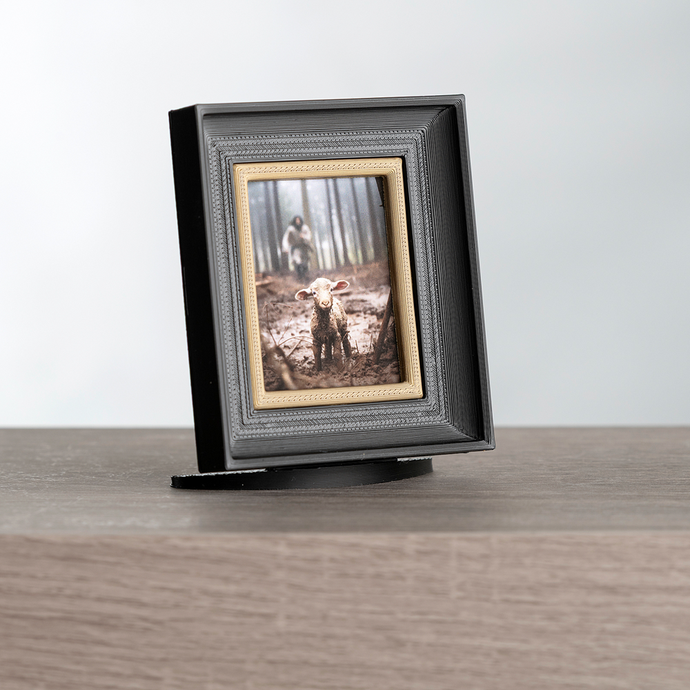 Jesus Runs Towards the Lost Lamb, Small and Simple (2.75x3 Framed Art), , large image number 2