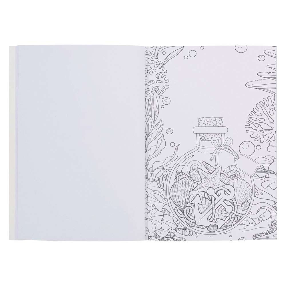 Footprints in the Sand Coloring Book 4