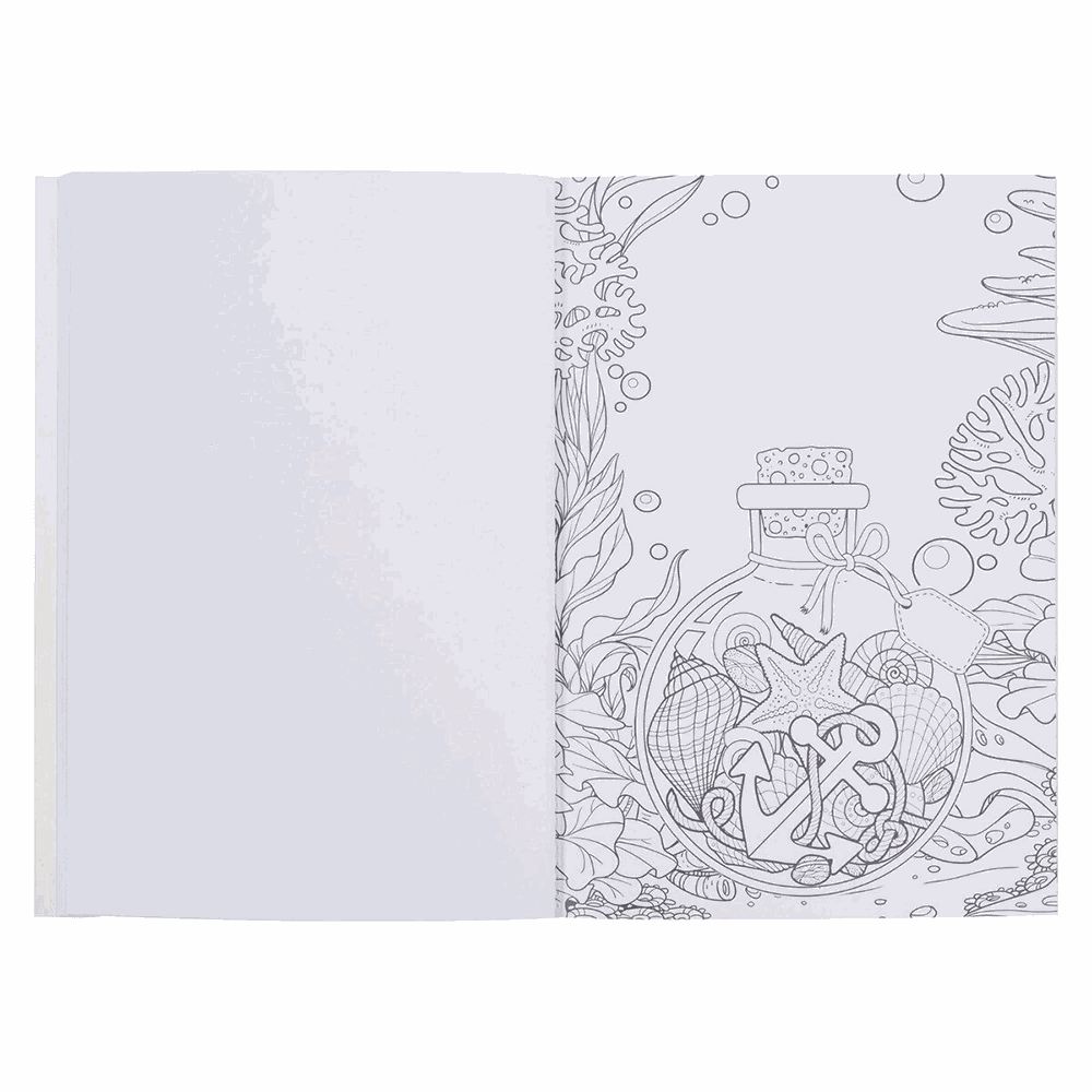 Footprints in the Sand Coloring Book, , large image number 2