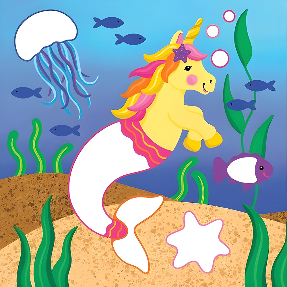 Color-By-Dots Sticker Book Unicorns, , large image number 5