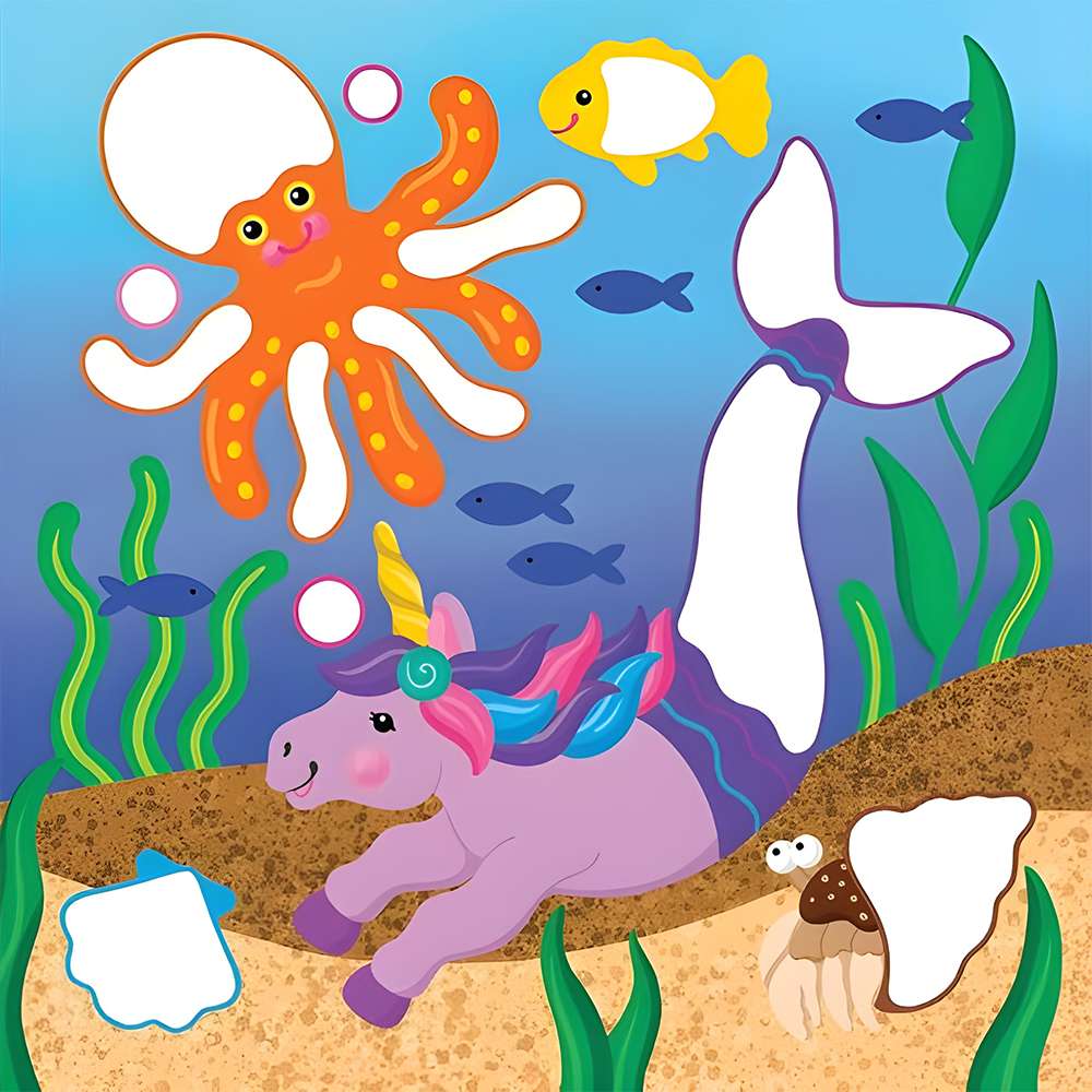 Color-By-Dots Sticker Book Unicorns, , large image number 6