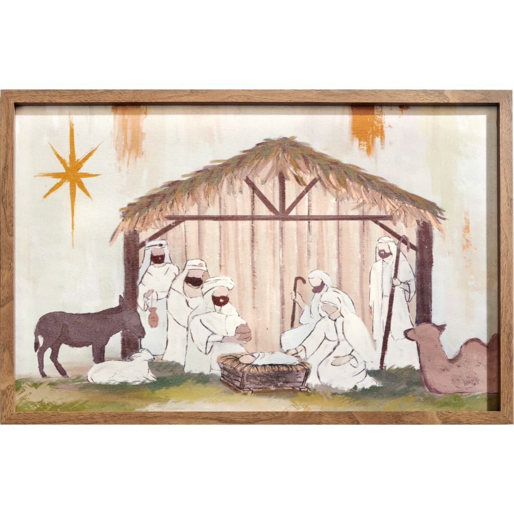 Nativity (28X15 Plaque)