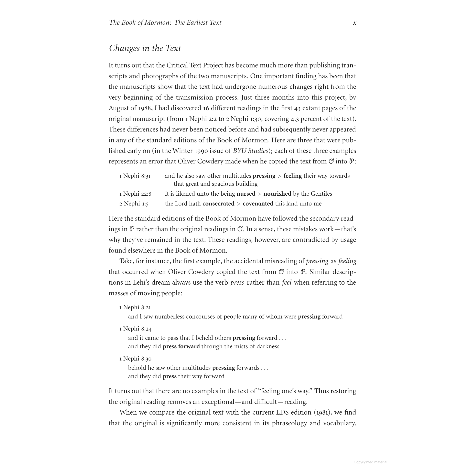 The Book of Mormon, The Earliest Text, , large