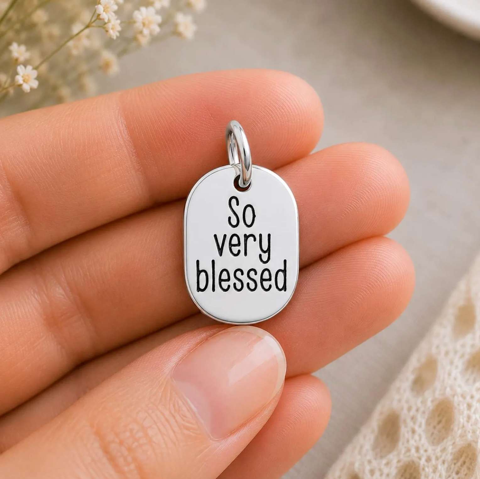 So Very Blessed Charm, , large
