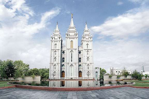 Salt Lake Temple: Living Fountains - 3x4 Print, , large image number 0