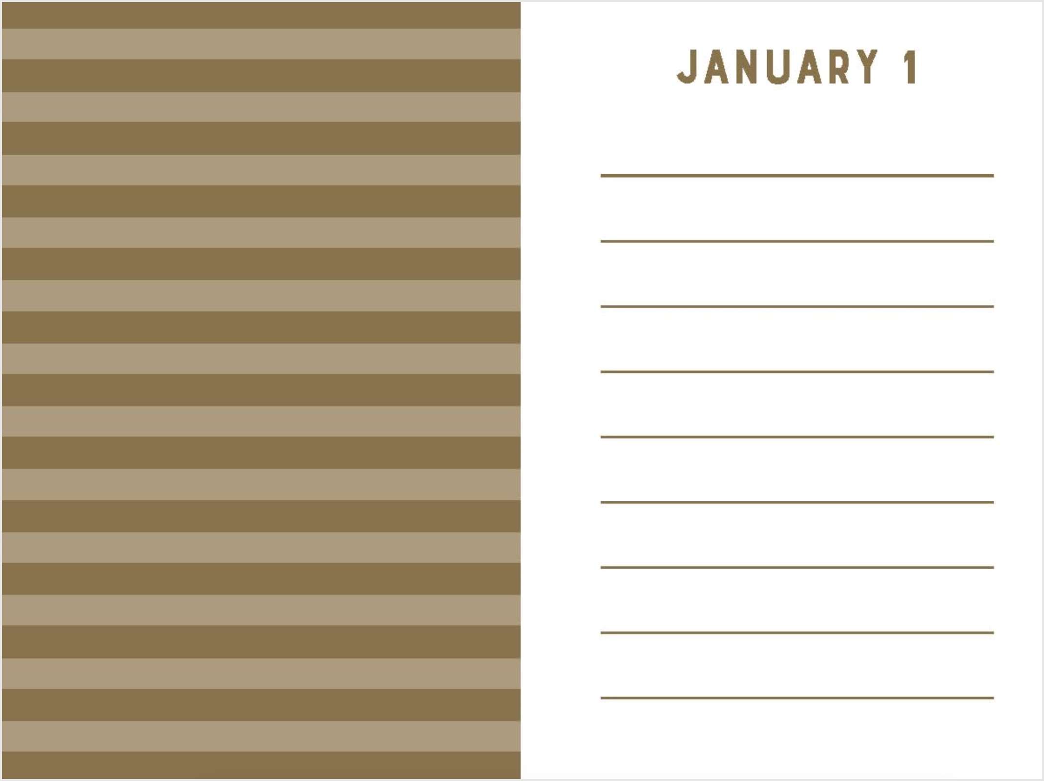 Stripes One Line a Day Mini Journal, , large image number 4
