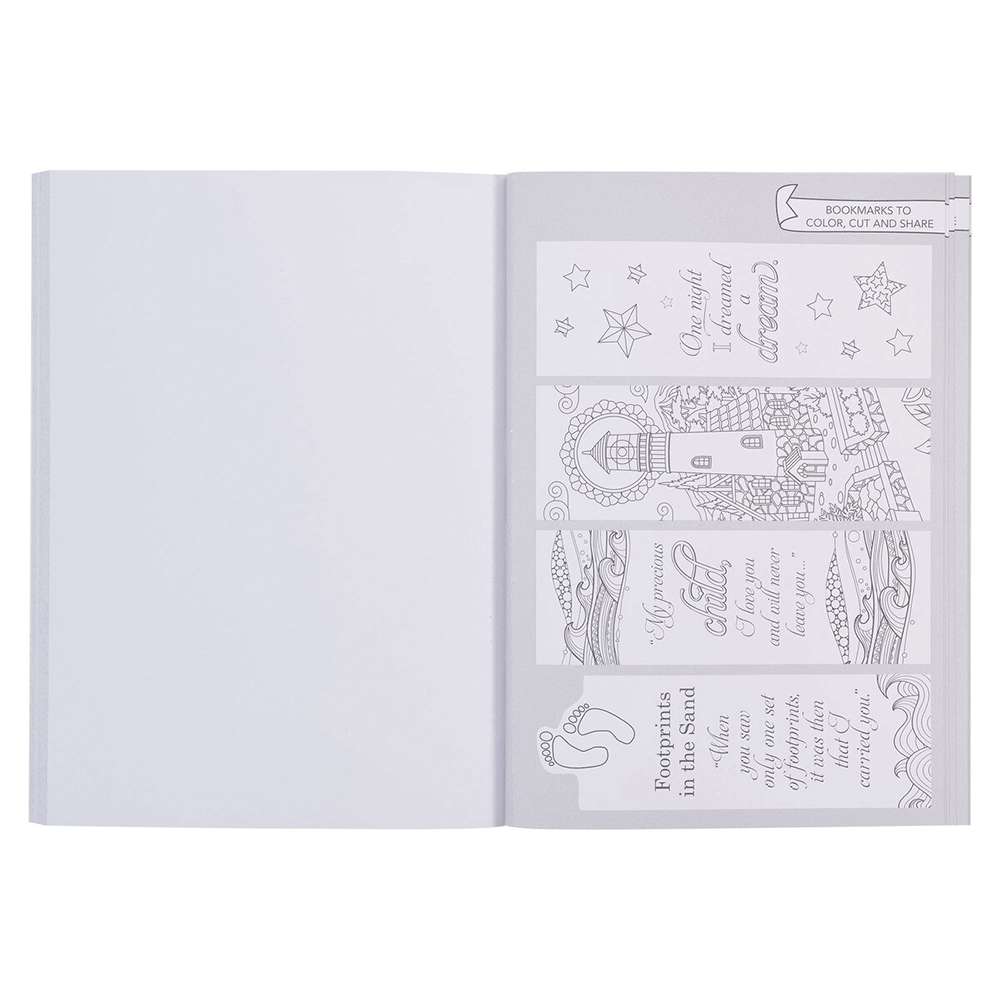 Footprints in the Sand Coloring Book, , large image number 4