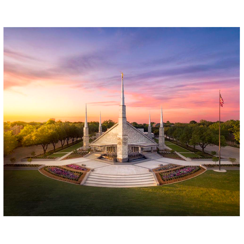 Dallas Temple, From on High Print