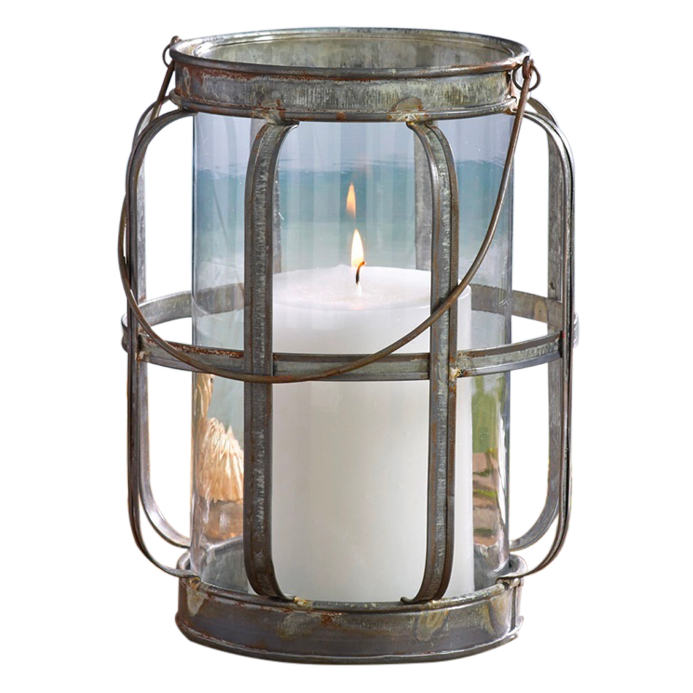 Galvanized Lantern, , large image number 0