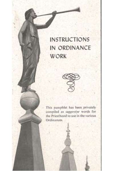 Instructions in Ordinance Work