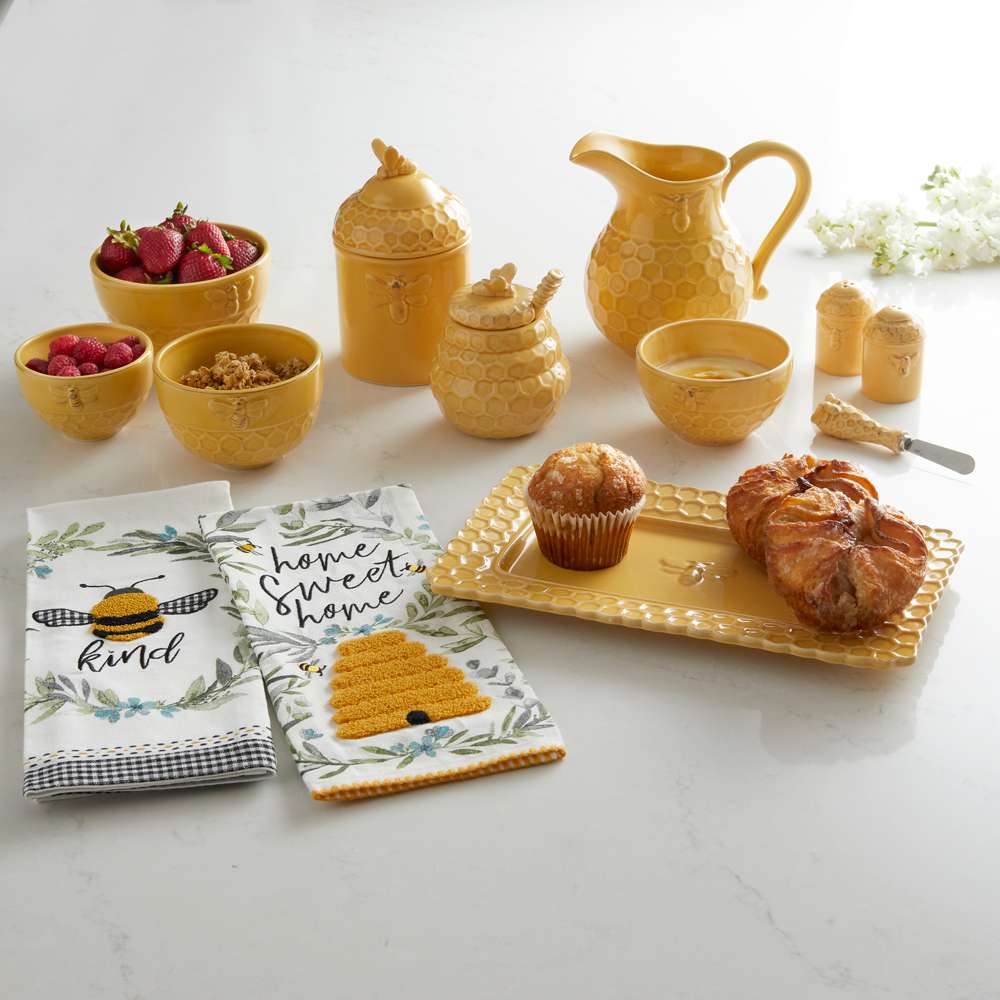 Honeycomb Honey Pot and Dipper, , large image number 3