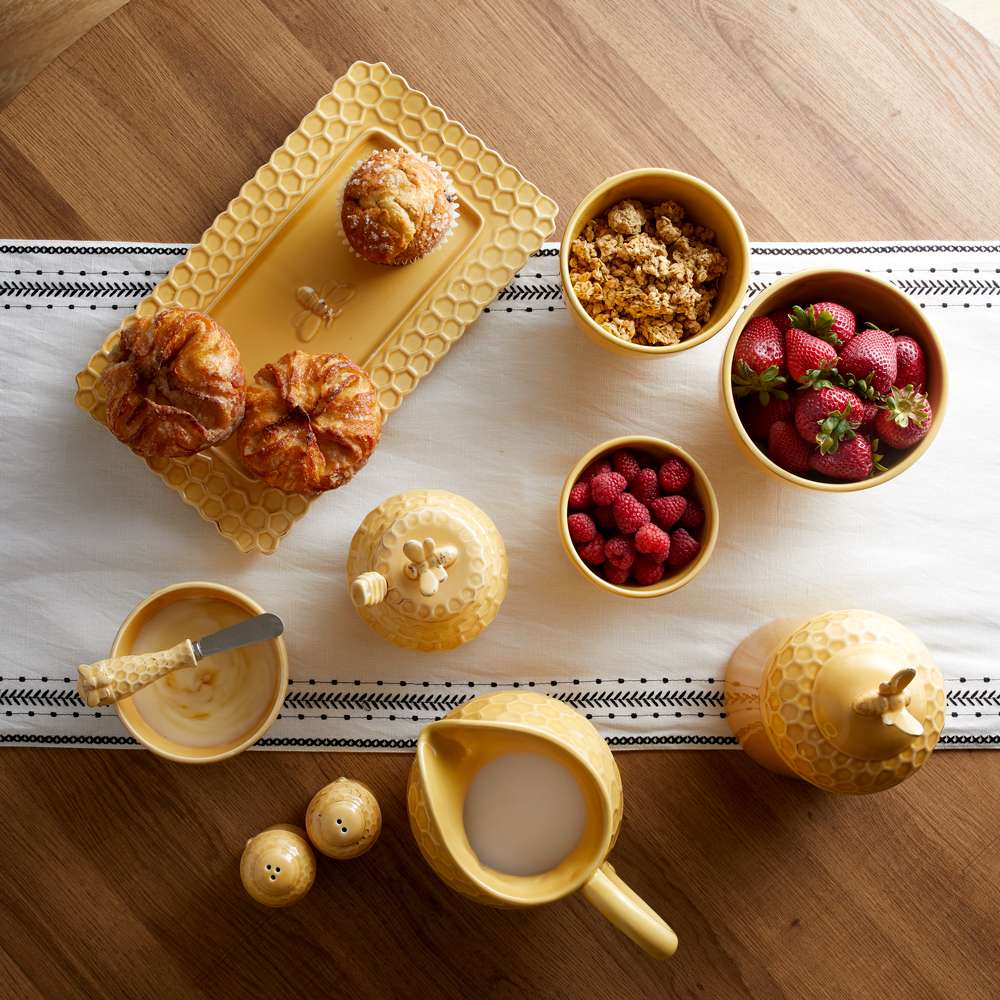 Honeycomb Honey Pot and Dipper, , large image number 2