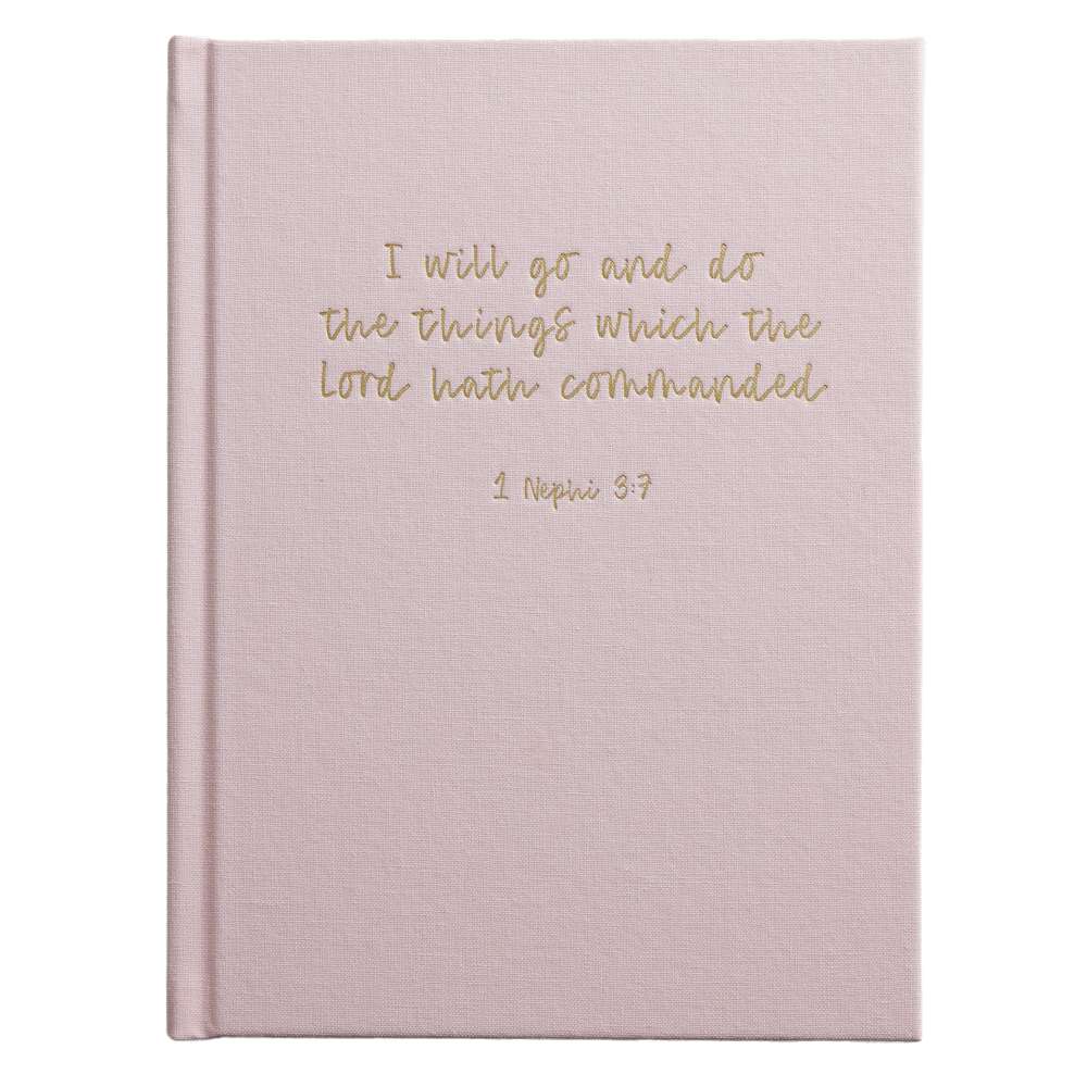 Go and Do, Blush Linen Missionary Journal
