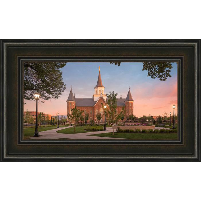 Provo City Center Temple Peace Be Still (22x36 Framed Art)