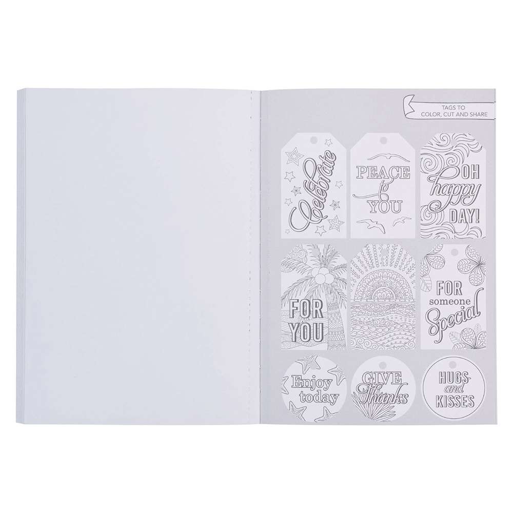 Footprints in the Sand Coloring Book, , large image number 6