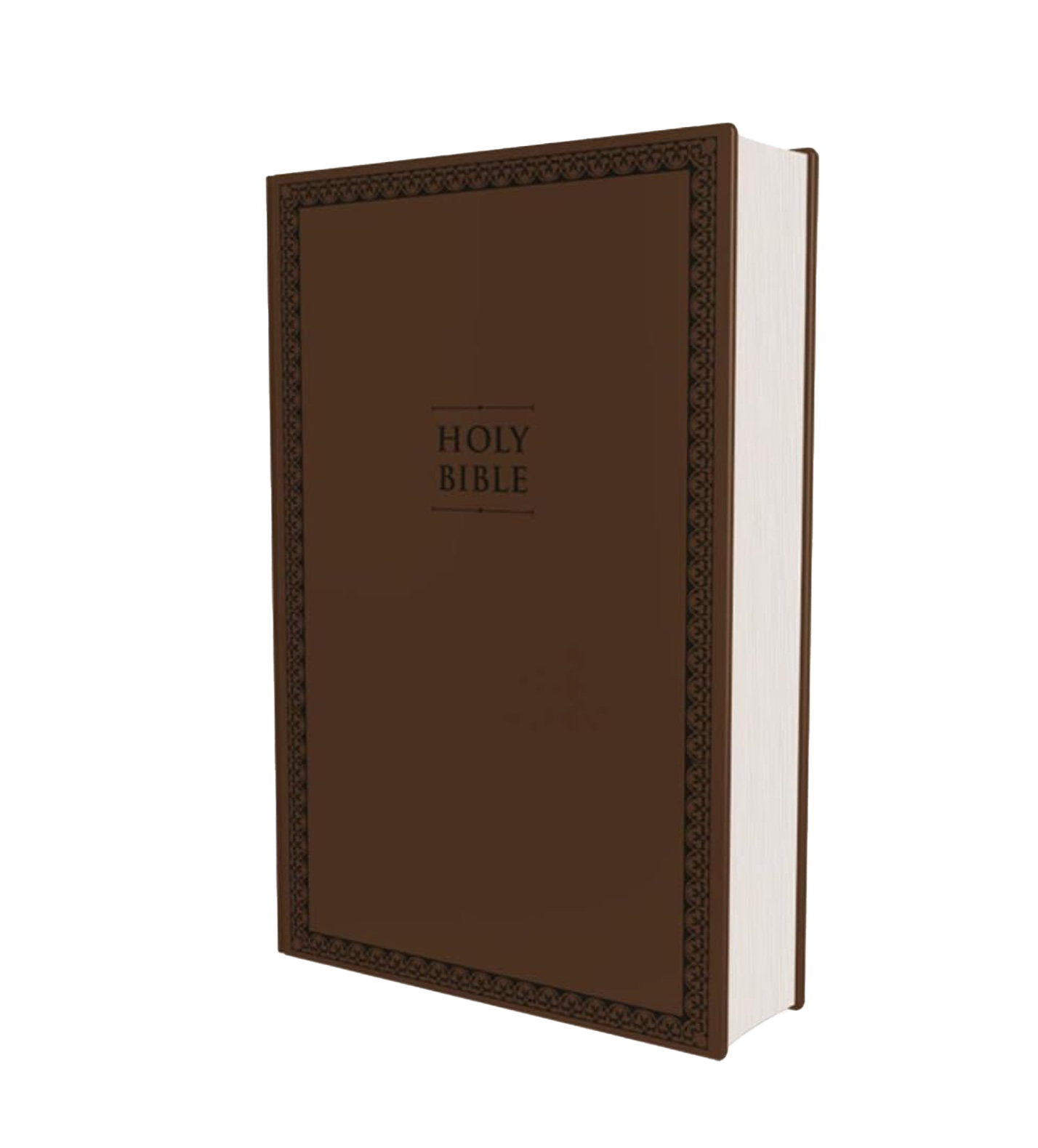 NIV, Value Thinline Bible, Faux Leather, Brown, , large