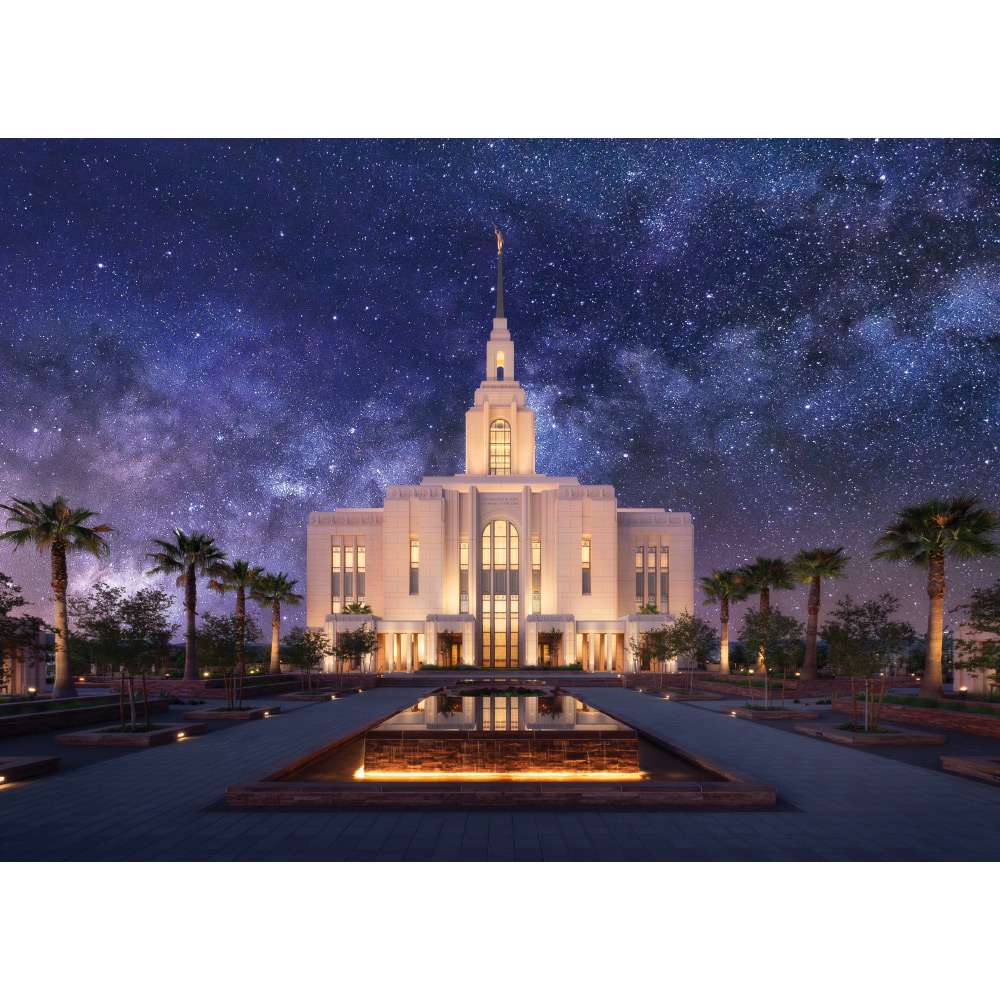 Red Cliffs Utah Temple - For Eternity Print 