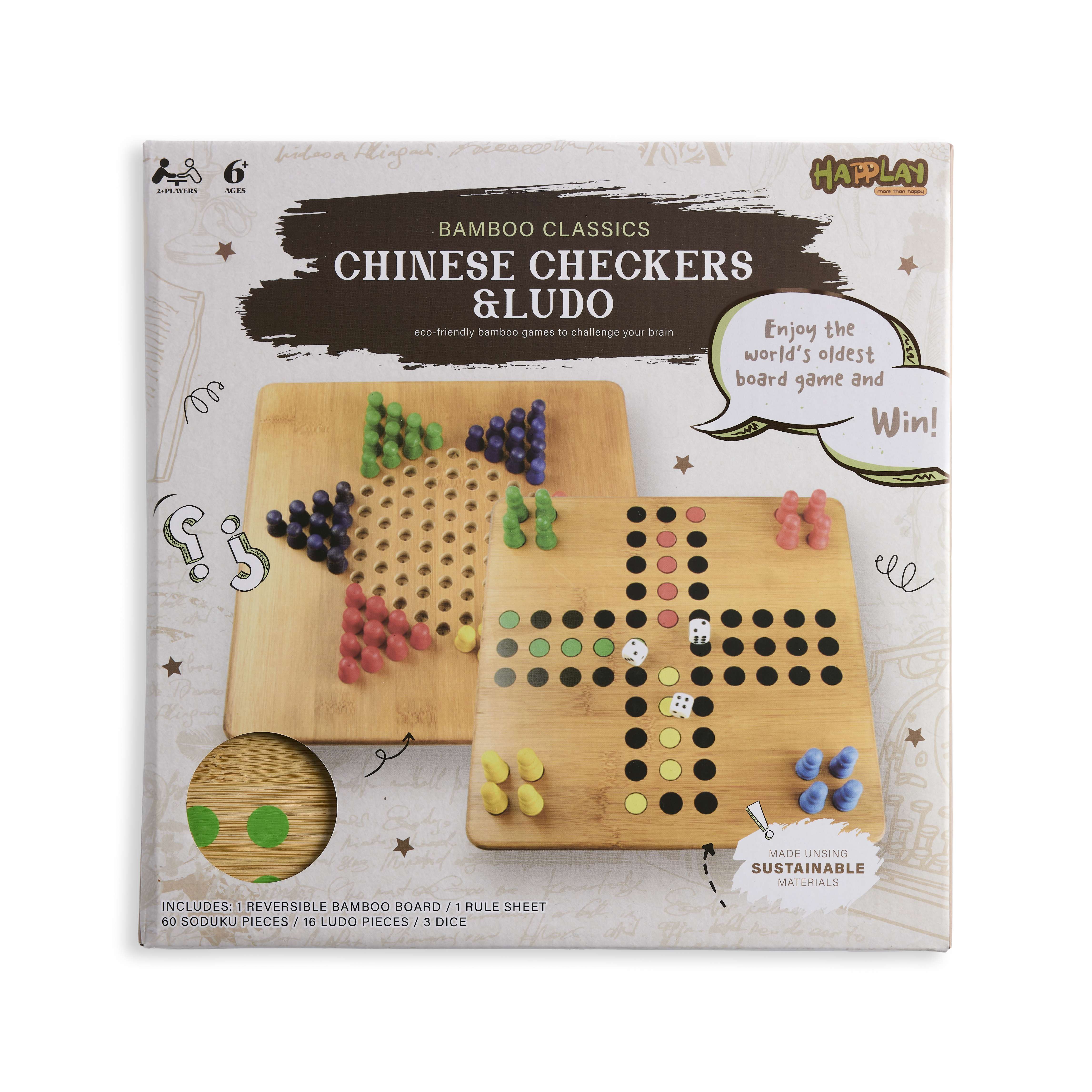 Chinese Checkers & Ludo Board Game, , large image number 0