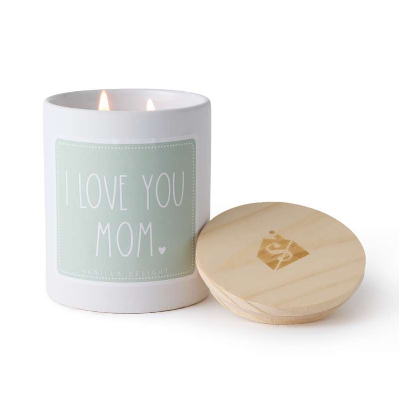 I Love You Mom Candle