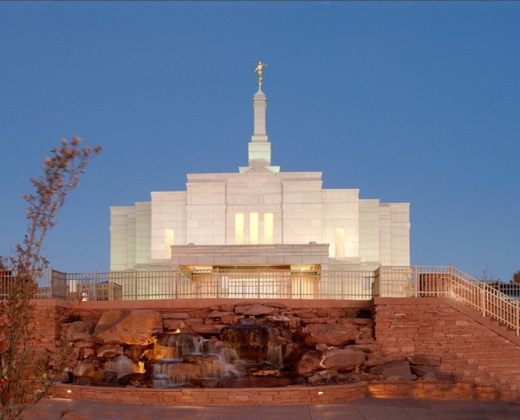 Snowflake Arizona Temple Recommend Holder, , large