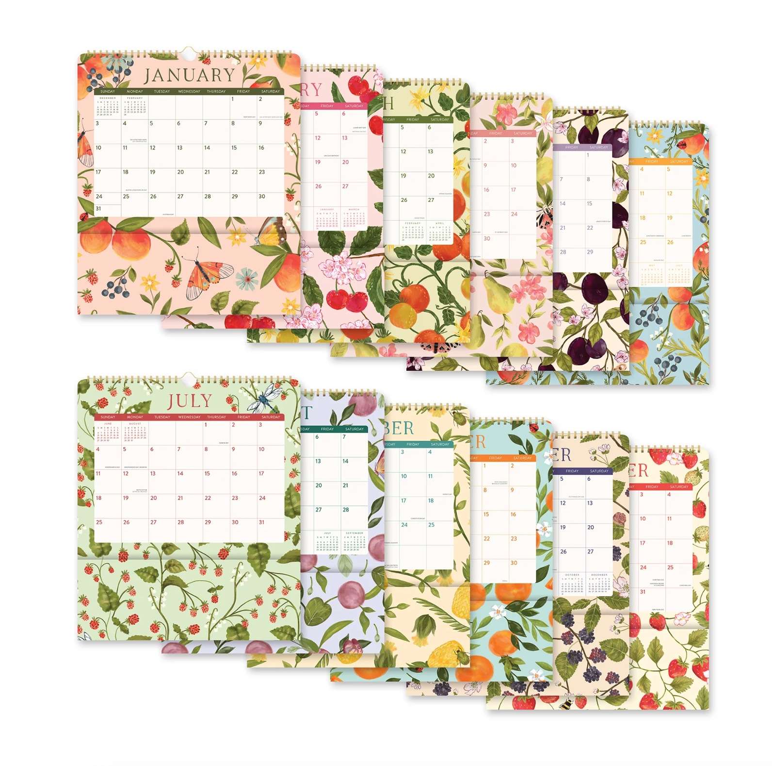 2027 Fruit and Flora Pockets Plus Wall Calendar, , large image number 3