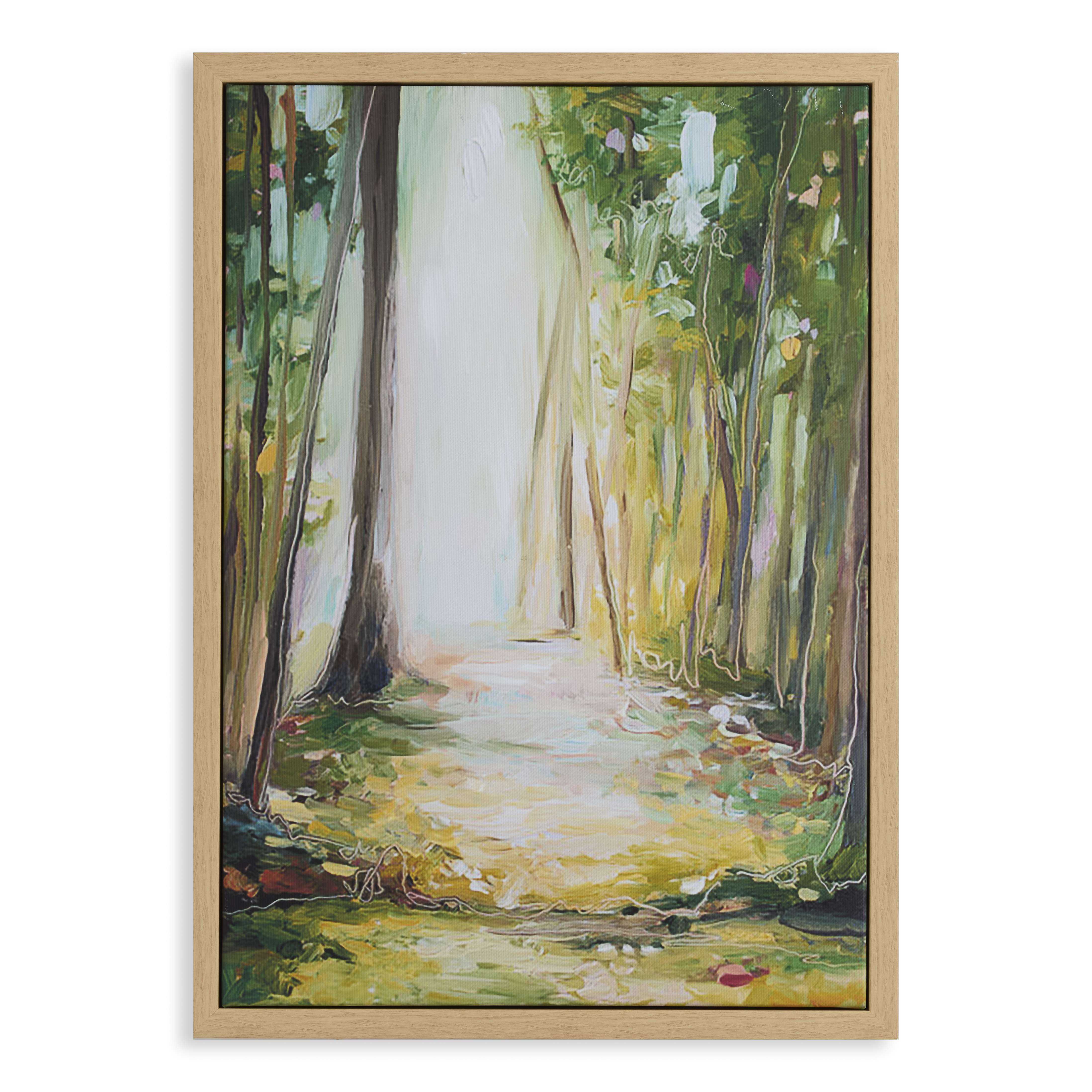 Above the Brightness of the Sun (21x15 Floating Framed Canvas Print), , large image number 0