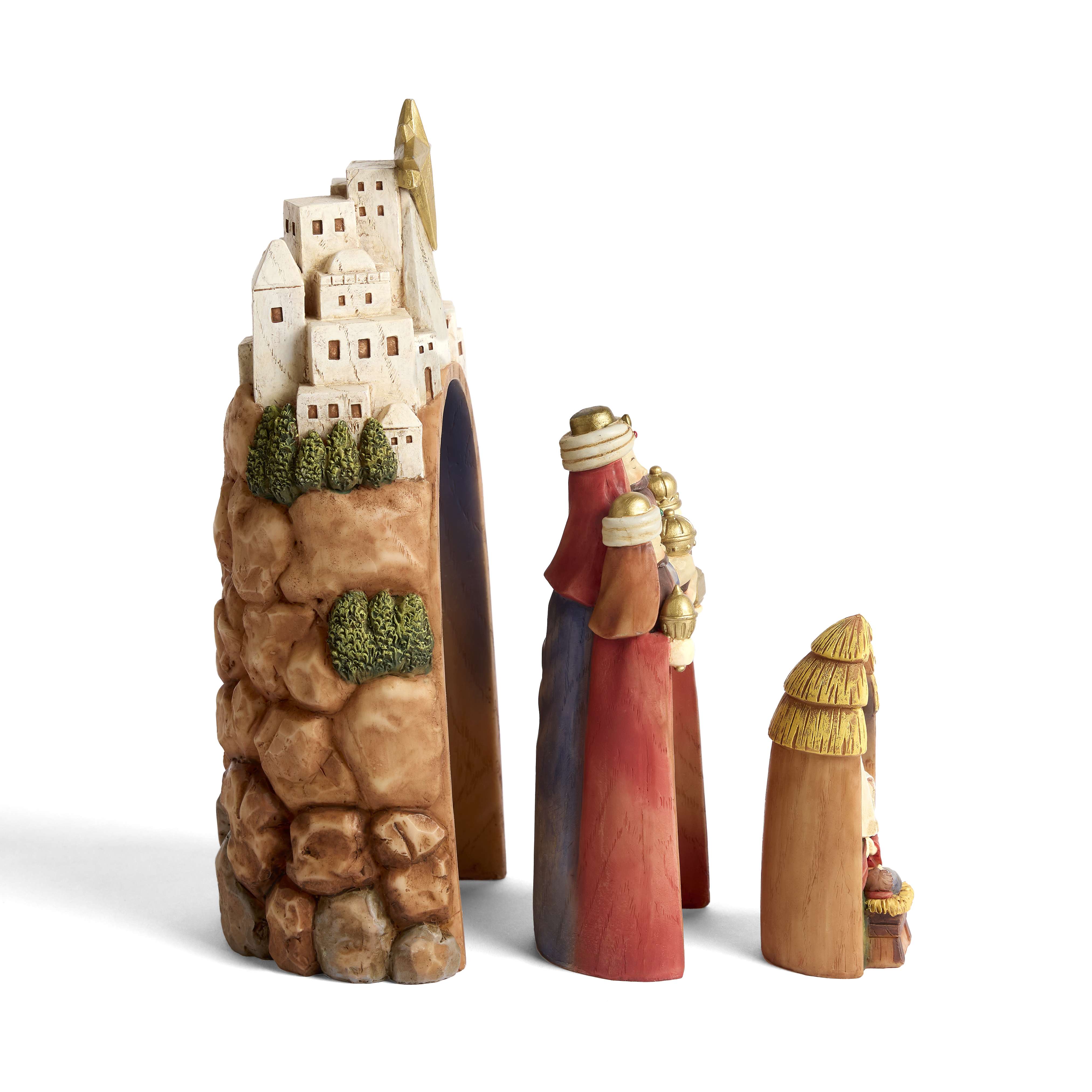 Nesting Resin Nativity Arch, , large