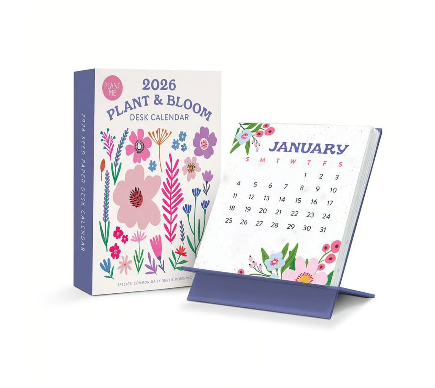 2026 Plant & Bloom Desk Calendar