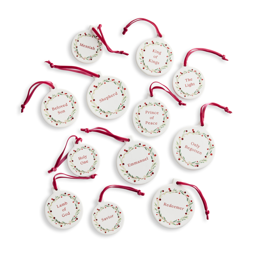 Names of Christ Ornaments,  Names of Christ Ornaments