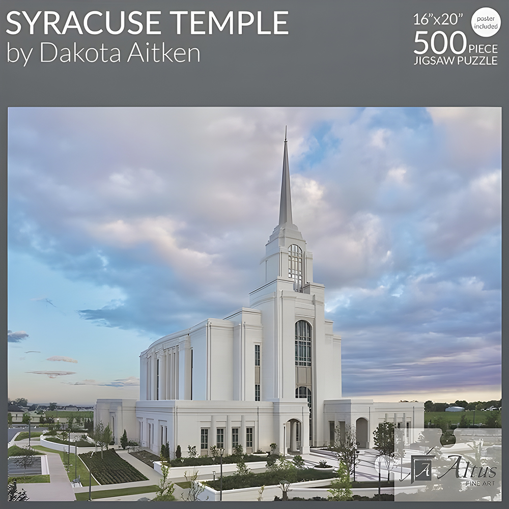 Syracuse Utah Temple 500 Piece Puzzle