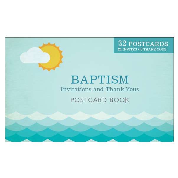 Baptism Announcement Postcards, , large