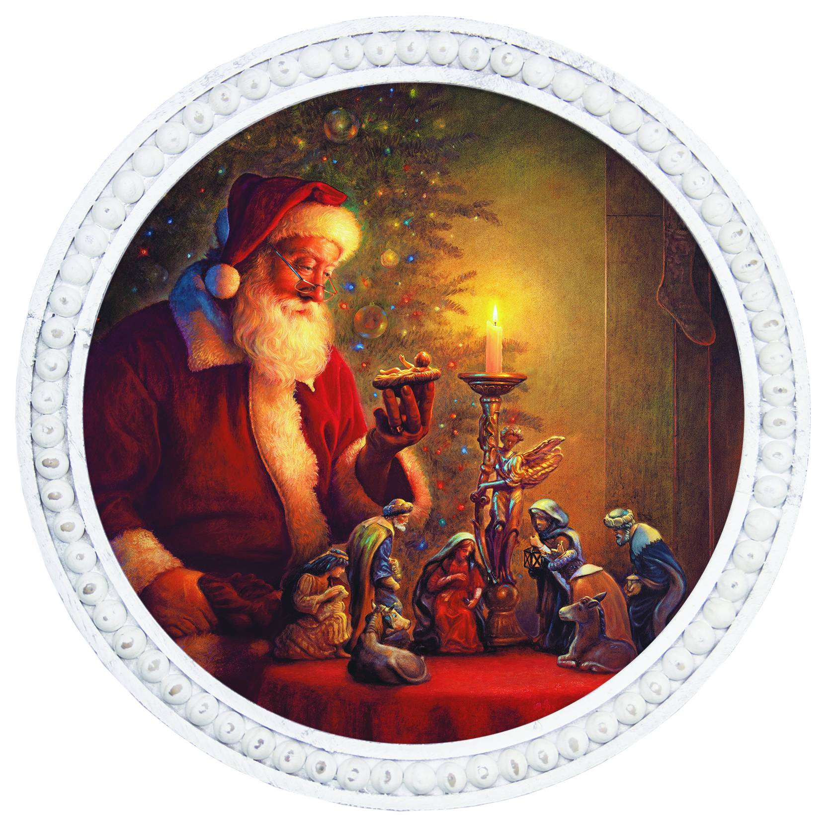 The Spirit of Christmas (14x14 Framed Art)