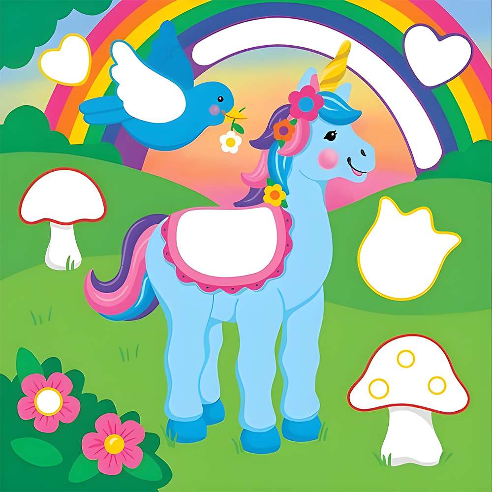 Color-By-Dots Sticker Book Unicorns, , large image number 11