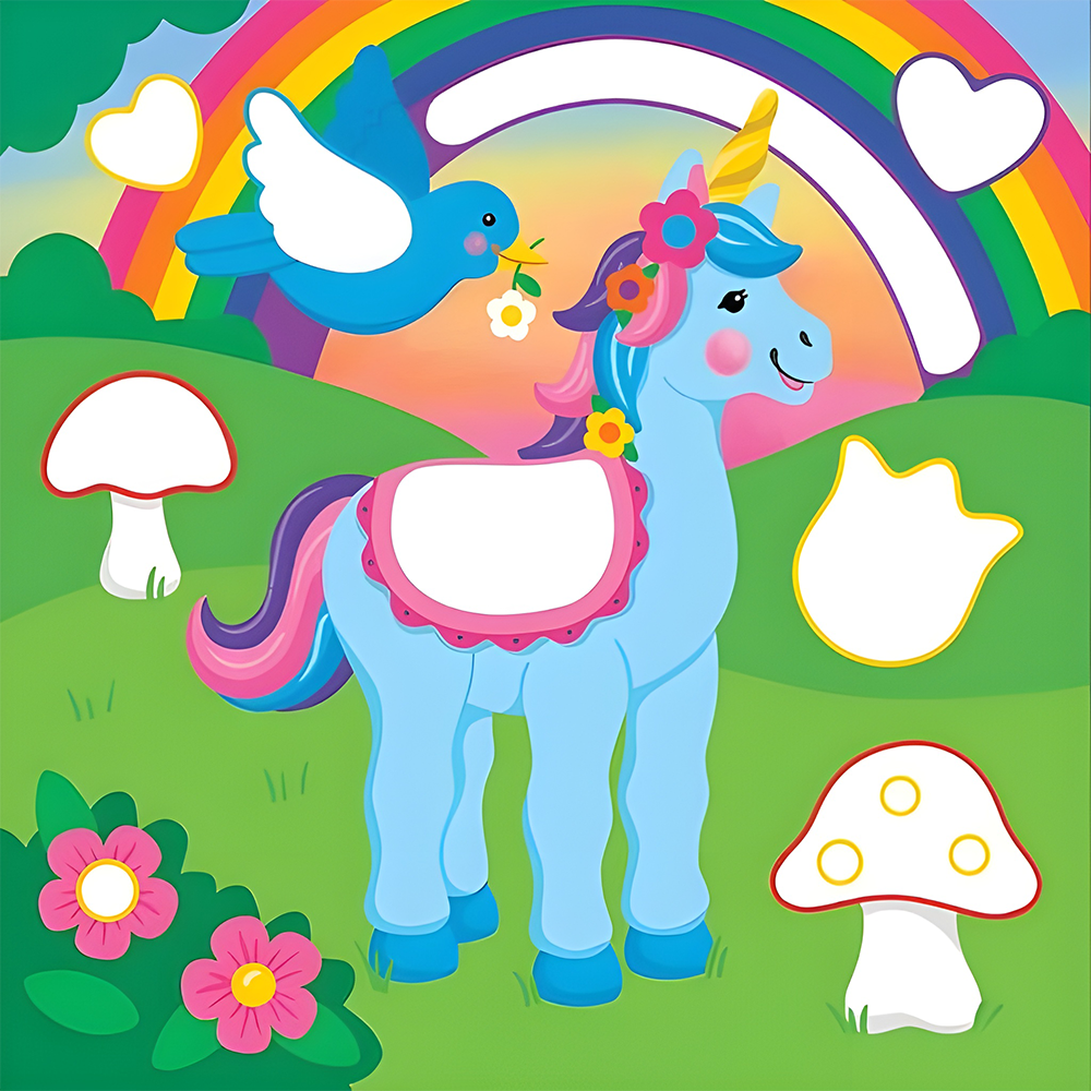 Color-By-Dots Sticker Book Unicorns, , large image number 11