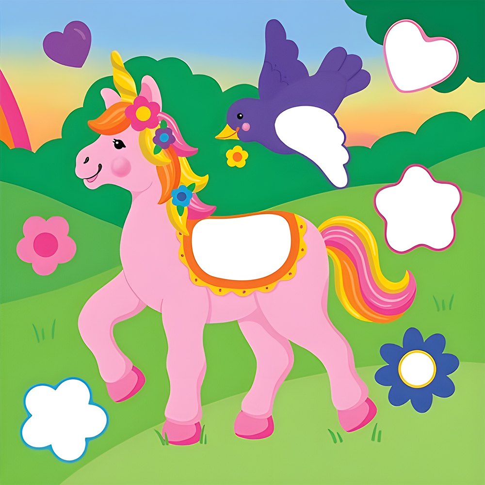 Color-By-Dots Sticker Book Unicorns, , large image number 12