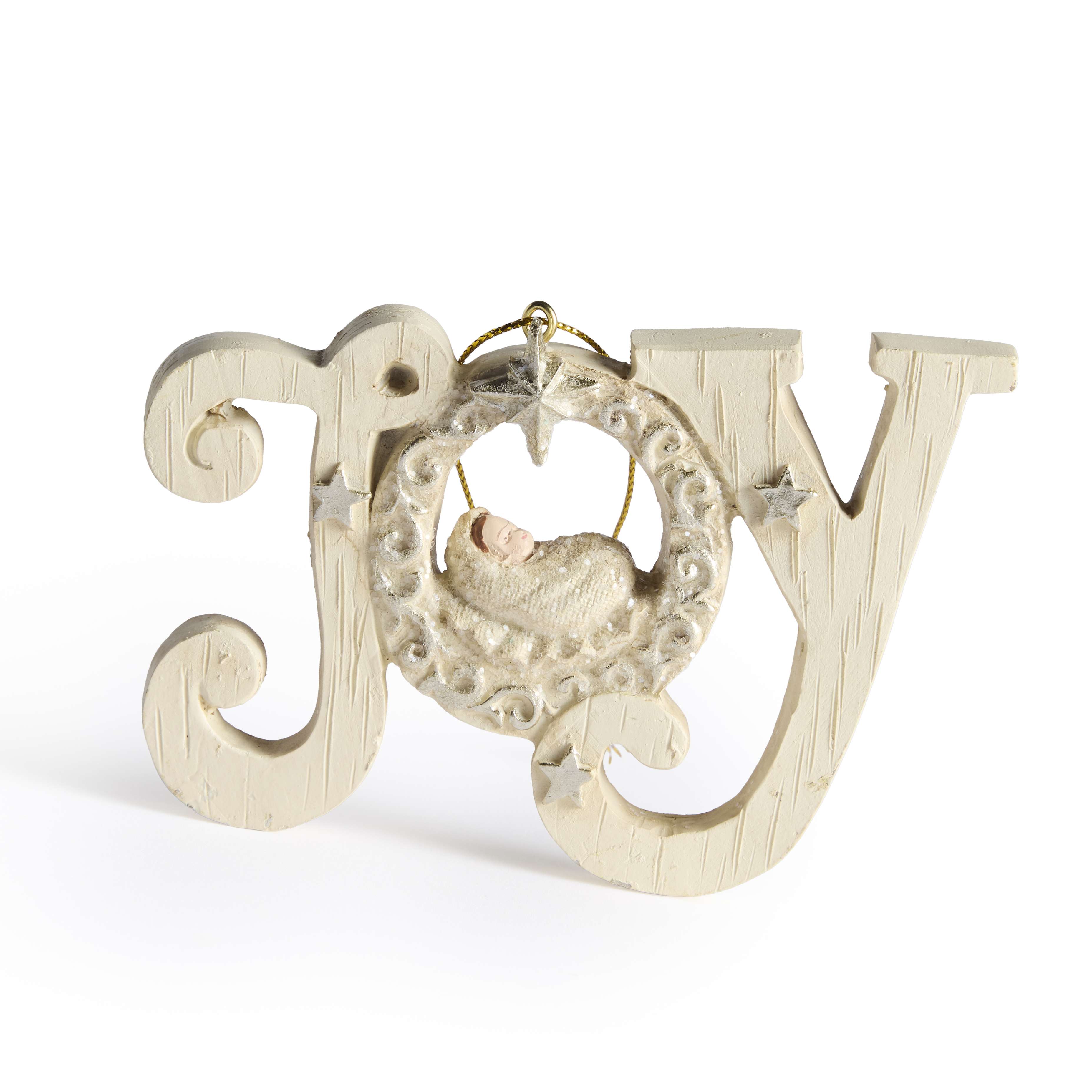 Joy Baby Jesus Sparkle Ornament, , large image number 0