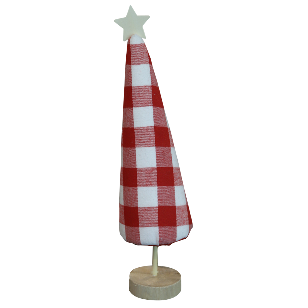 Plaid Fabric Tree,  Plaid Fabric Tree