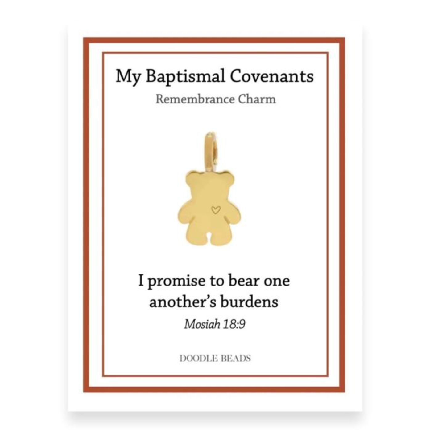 Bear Baptismal Covenant Charm, , large image number 0