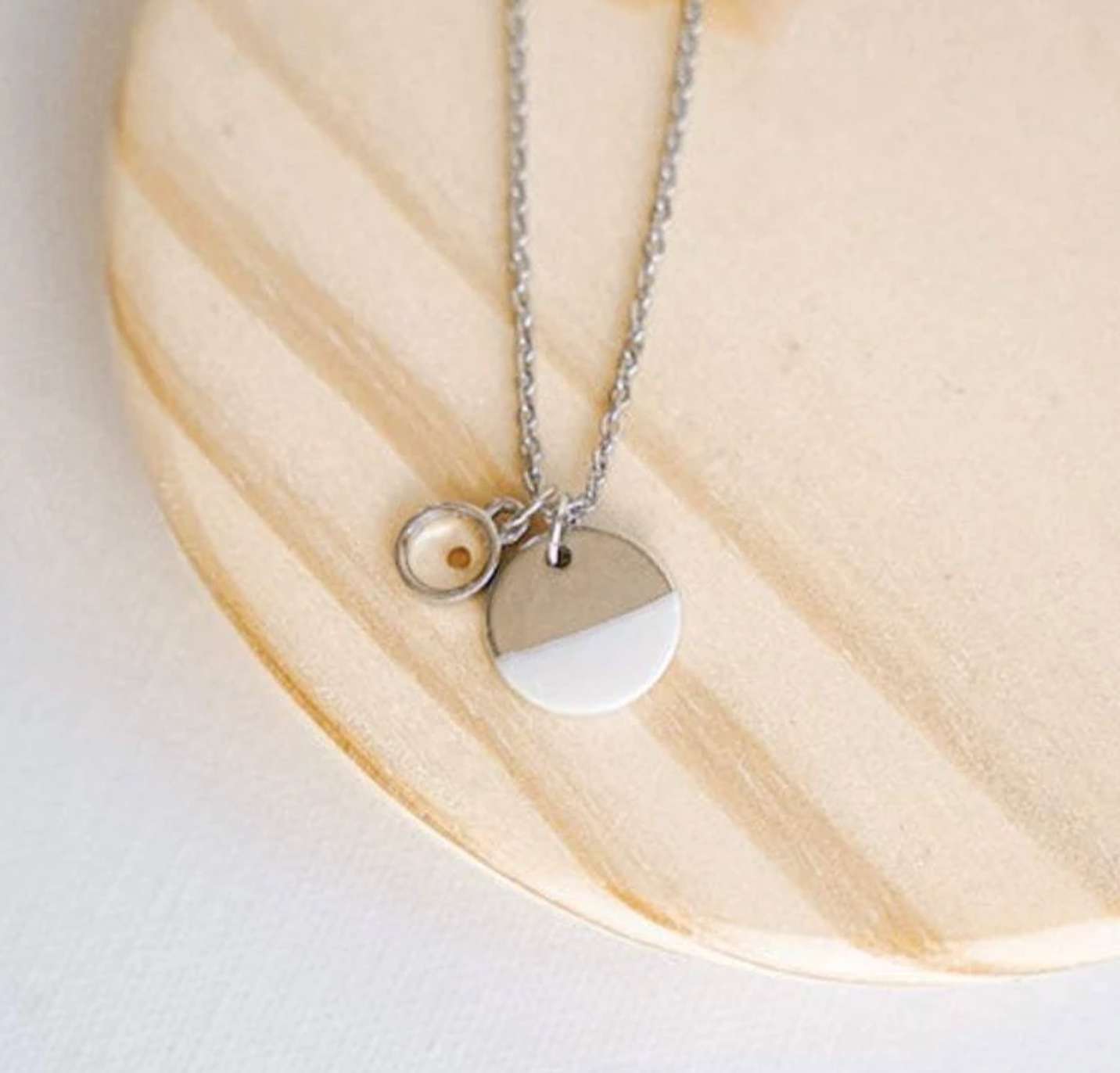 Mustard Seed Dipped Necklace