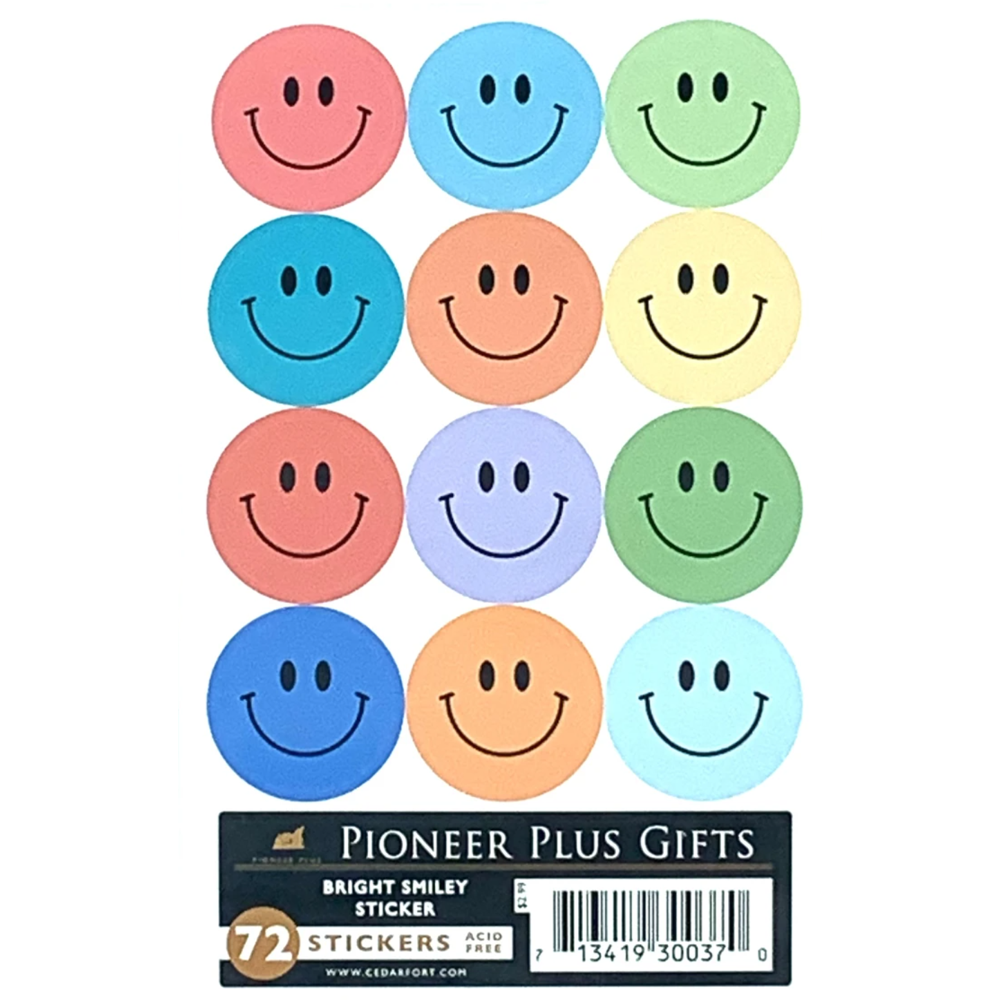 Bright Smiley Stickers,  Bright Smiley Stickers