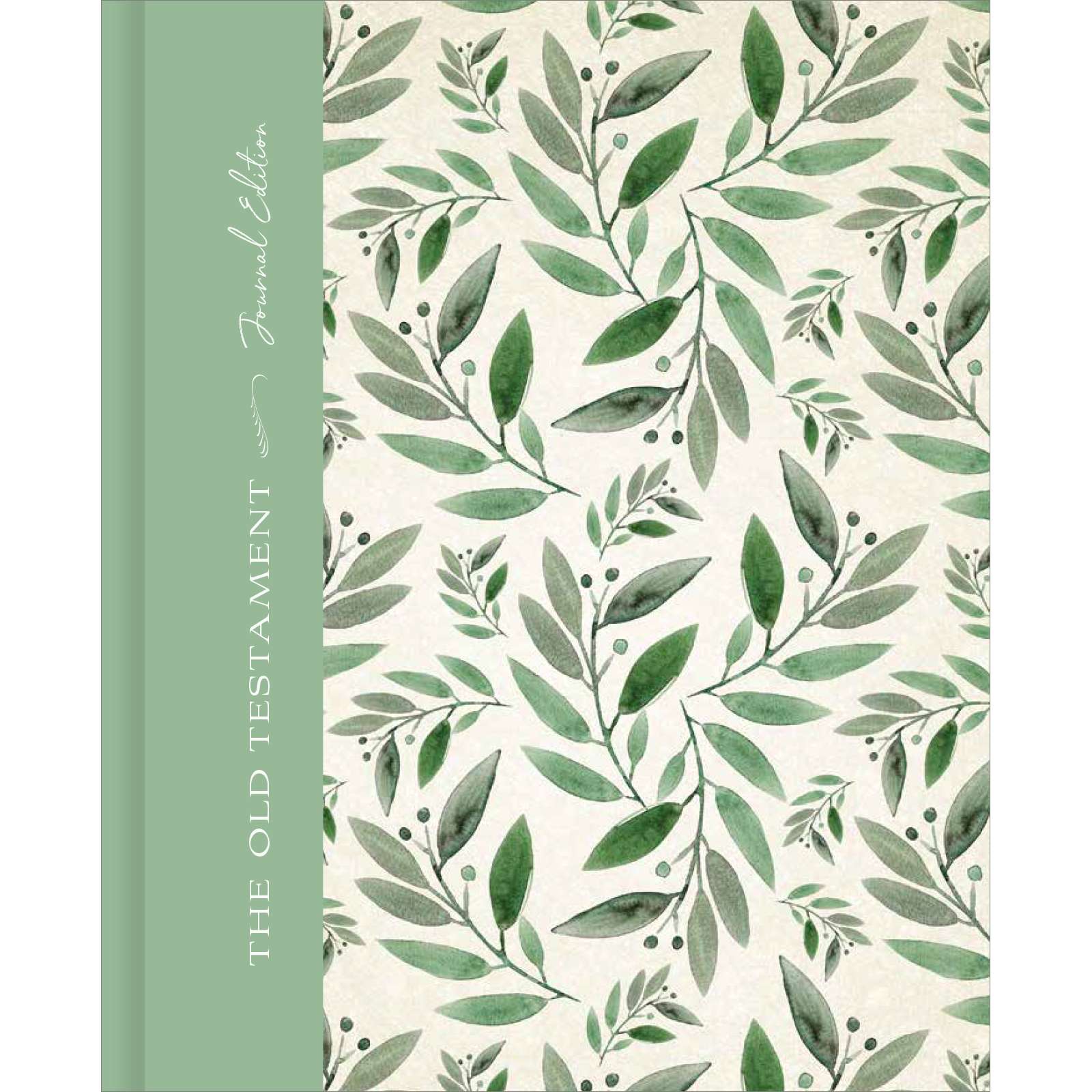 The Old Testament, Journal Edition, Green Floral (No Index)