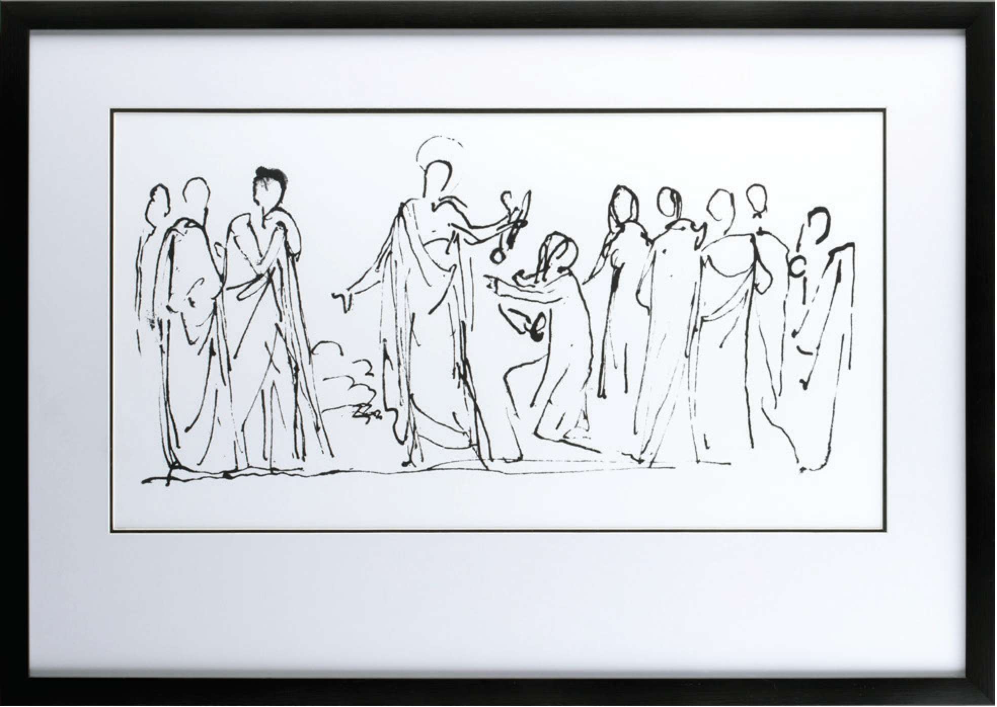 Keys of the Priesthood (18x26 Framed Art)