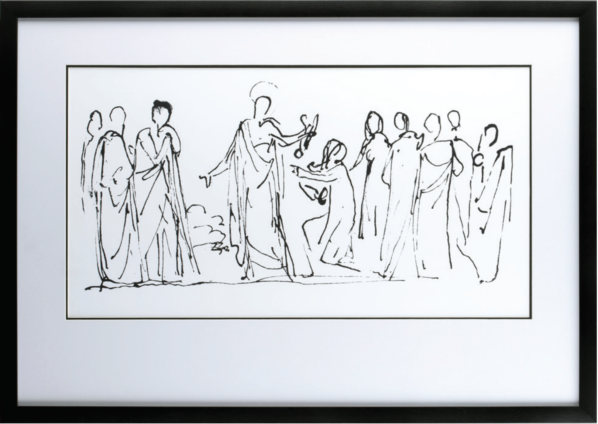 Keys of the Priesthood (18x26 Framed Art)