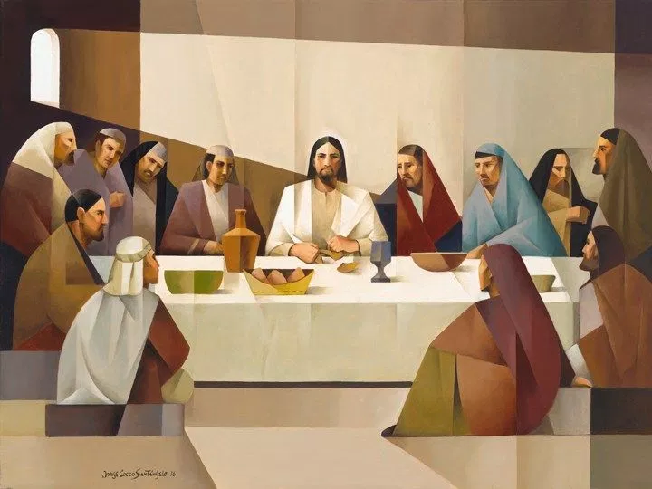 The Last Supper 11x14  Matted Print