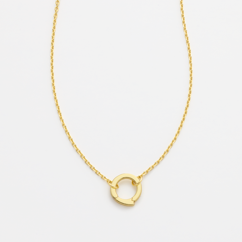Gold Charm Necklace, , large image number 1