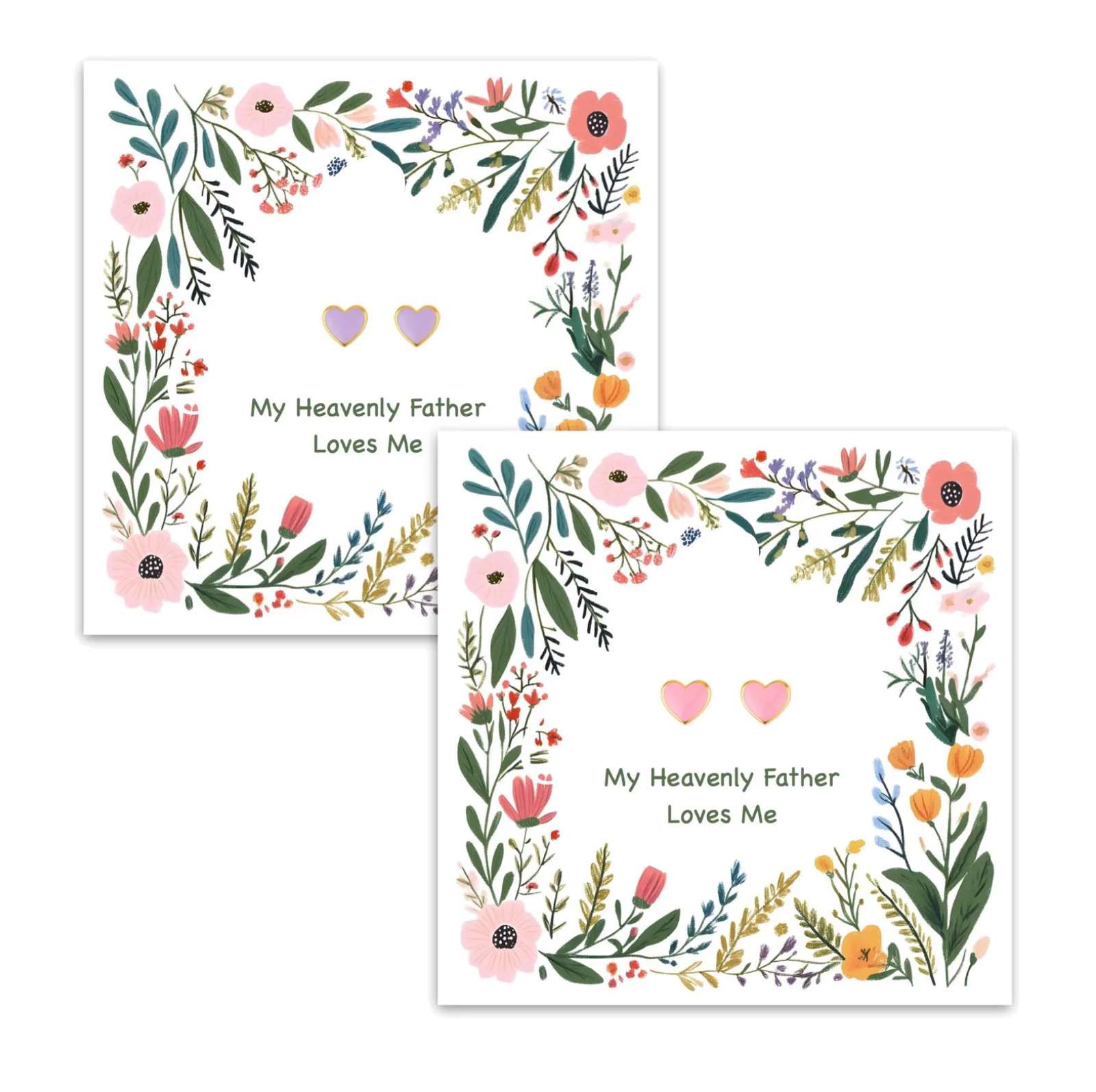 He Loves Me Earrings