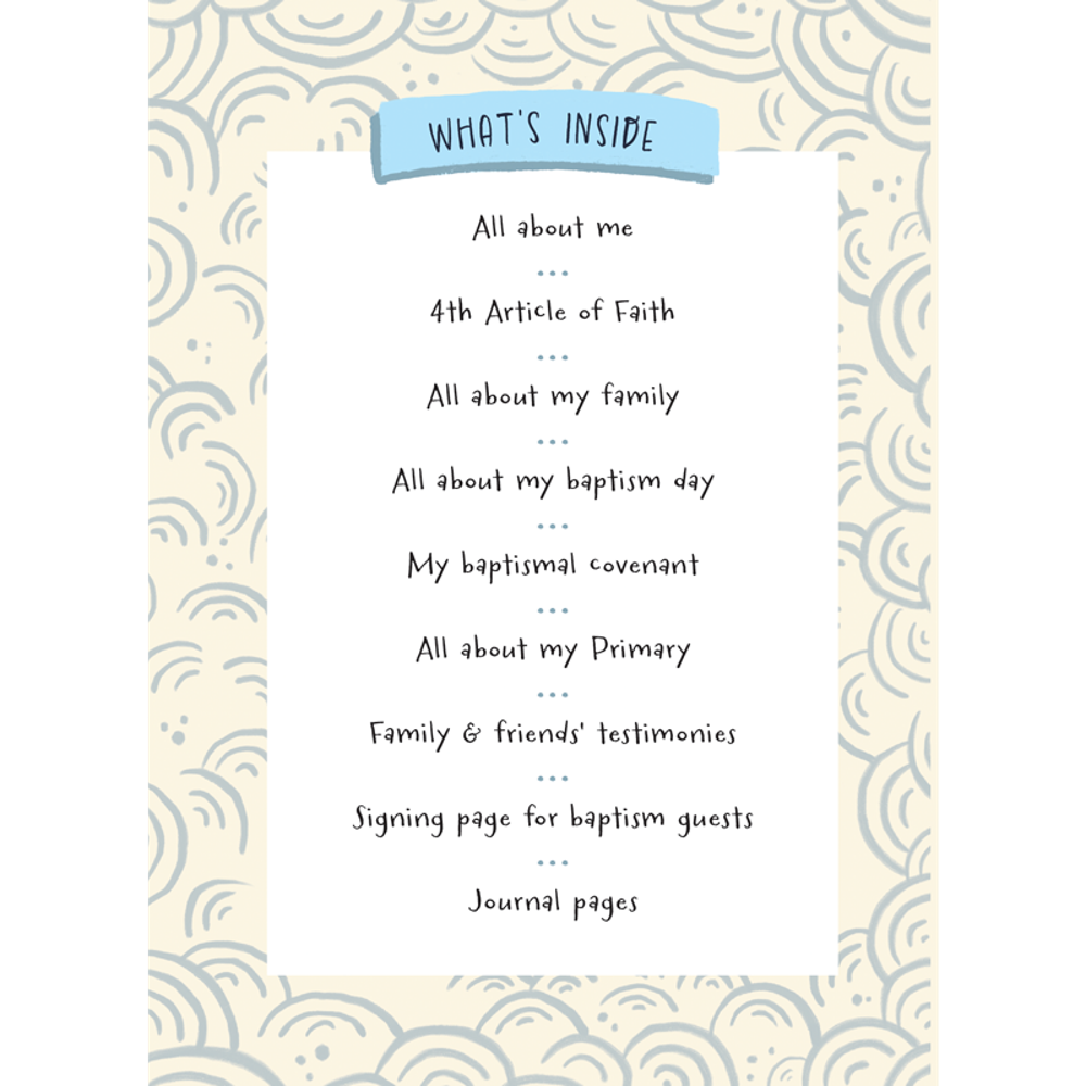 All About My Baptism Journal, , large image number 1