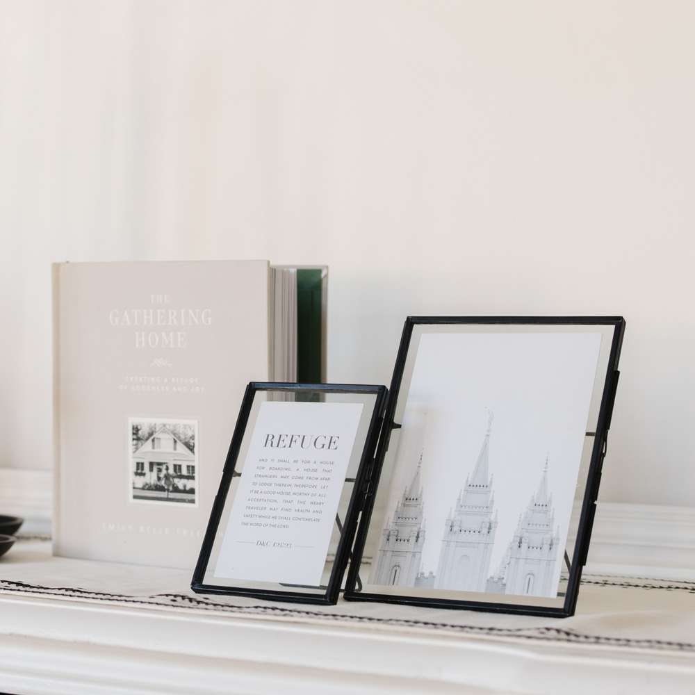 Salt Lake Temple (6x8 Black Frame), , large