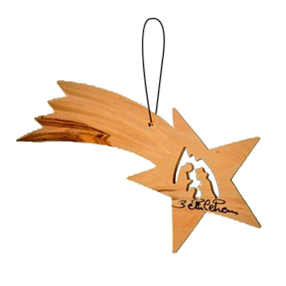 Shooting Star with Nativity Ornament, , large image number 0